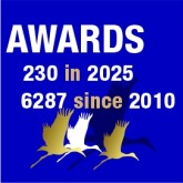In 2025 we already received 230 awards, in total 6287 since 2010