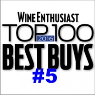 NINE TIMES in the Wine Enthusiast list of the 100 TOP BEST BUYS of the YEAR