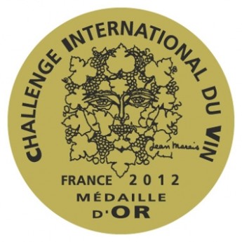 logo challenge du vin 2012 Or