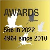566 Awards in 2022 and 4964 since 2010