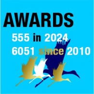 555 awards in 2024 and 6051 since 2010