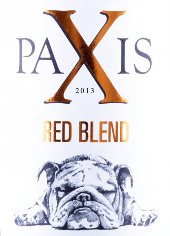 PAXIS Bulldog red wine 2013_rec_label_tsp